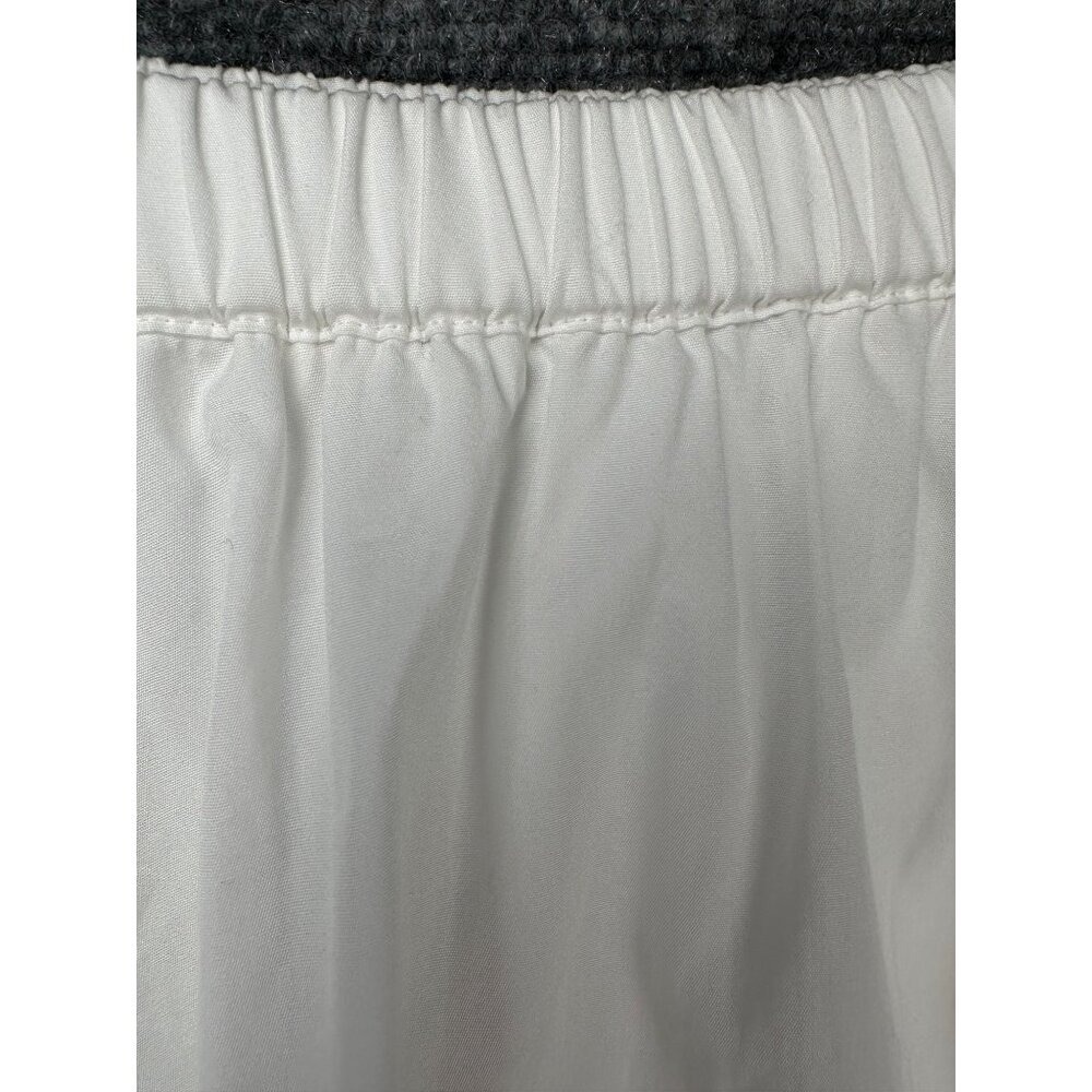 J.Crew Skirt Women L White Eyelet Scalloped Hem Mini Flared Cotton Old Money - Picture 7 of 13